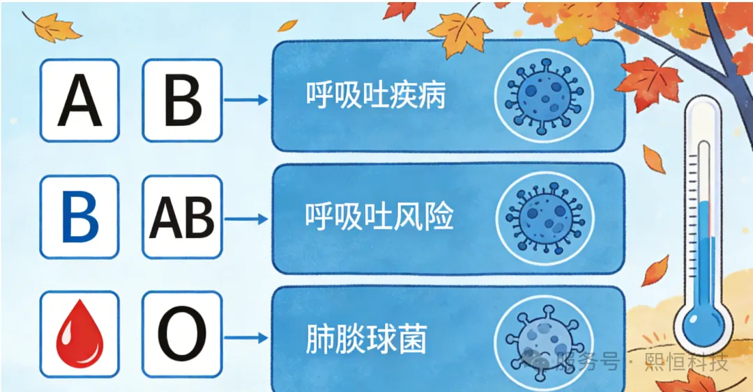 输血聚焦三：秋冬呼吸道疾病高发？ABO血型的“健康密码”藏不住了
